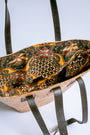 The Winding Road Rattan & Leather Beach Basket Tote