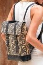 The Winding Road Rattan Tribal Weave Backpack