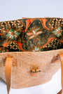 The Winding Road Rattan & Leather Beach Basket Tote