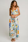 Milio Milano Floral Tile Print Top
