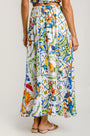 Milio Milano Floral Tile Print Skirt