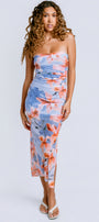MINKPINK Sunspell Mesh Midi Dress