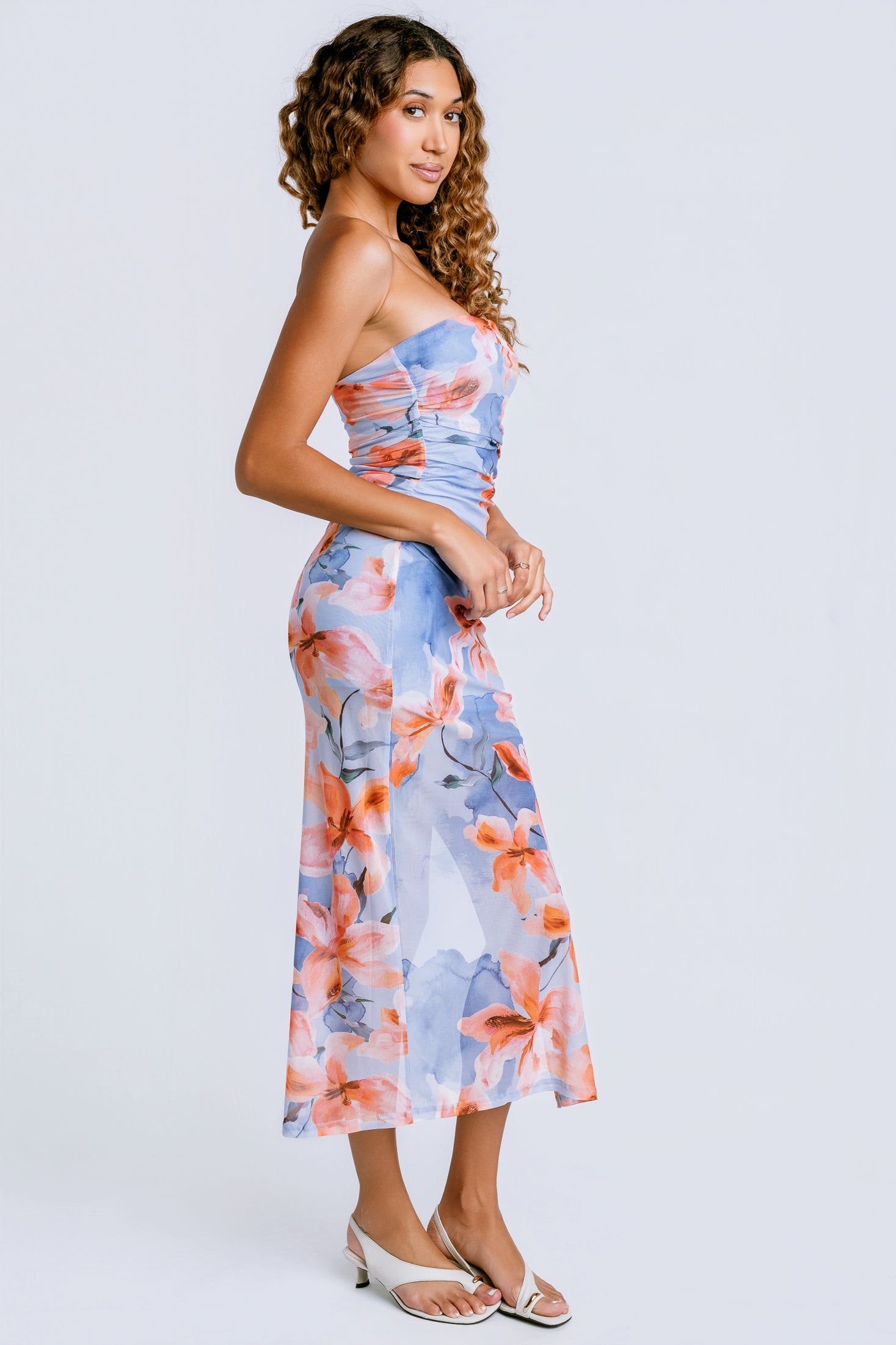 MINKPINK Sunspell Mesh Midi Dress