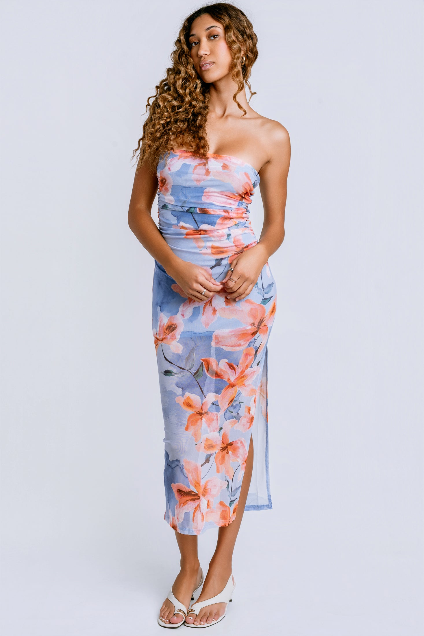 MINKPINK Sunspell Mesh Midi Dress
