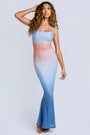 MINKPINK Solstice Ombre Mesh Maxi