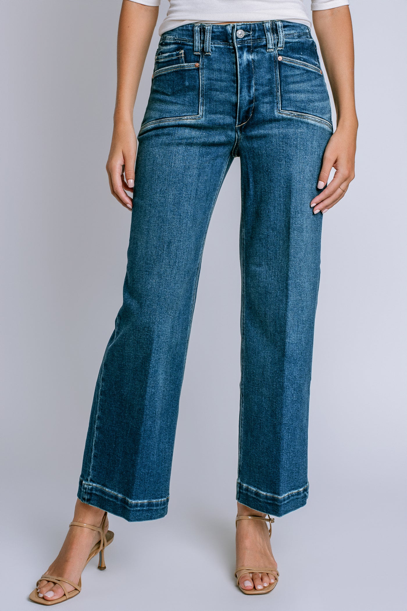 PAIGE Anessa Crop Wide Leg