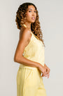 Milio Milano Linen Sleeveless Halter Top