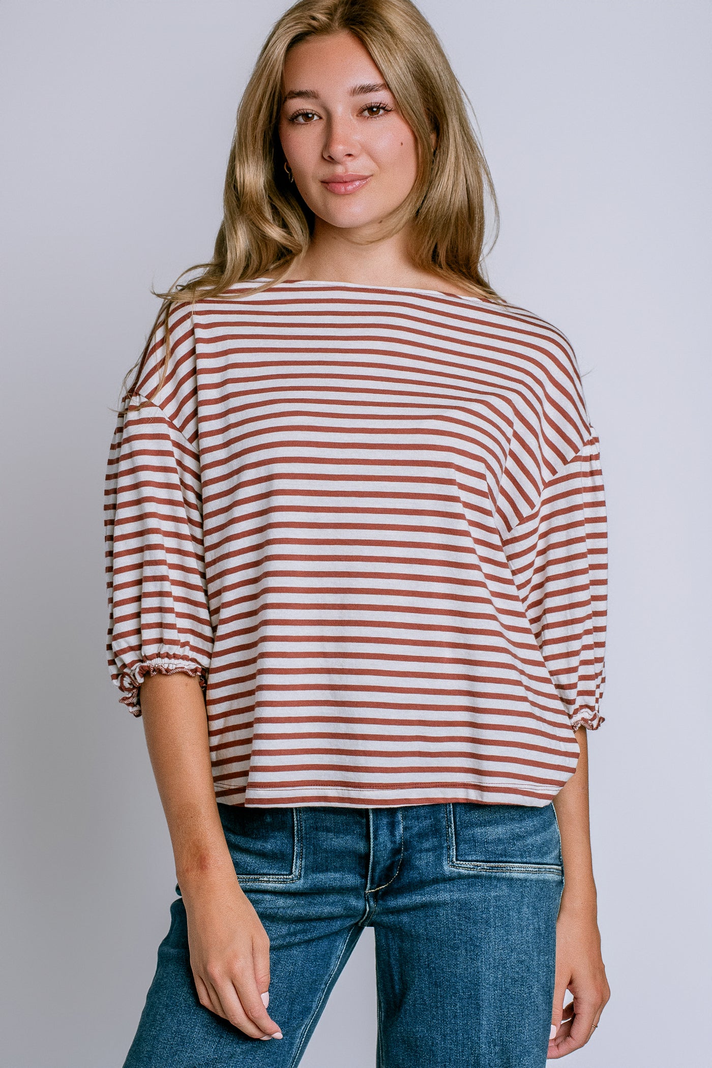 Nation LTD Sandra Boatneck Top