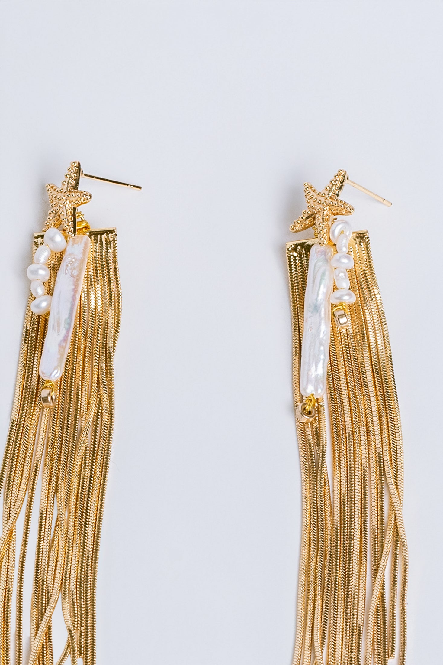 Sherwood Bridge Diamonds Starfish Fringe Earrings