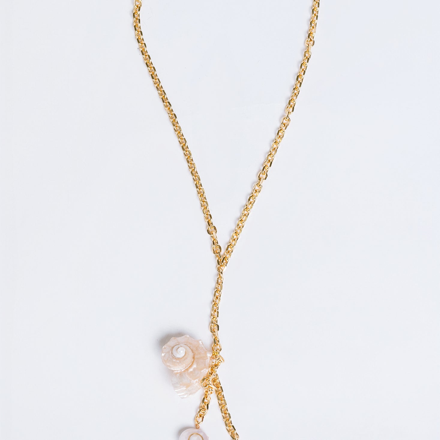 Sherwood Bridge Diamonds Nautilus Gold Filled Chain Necklace