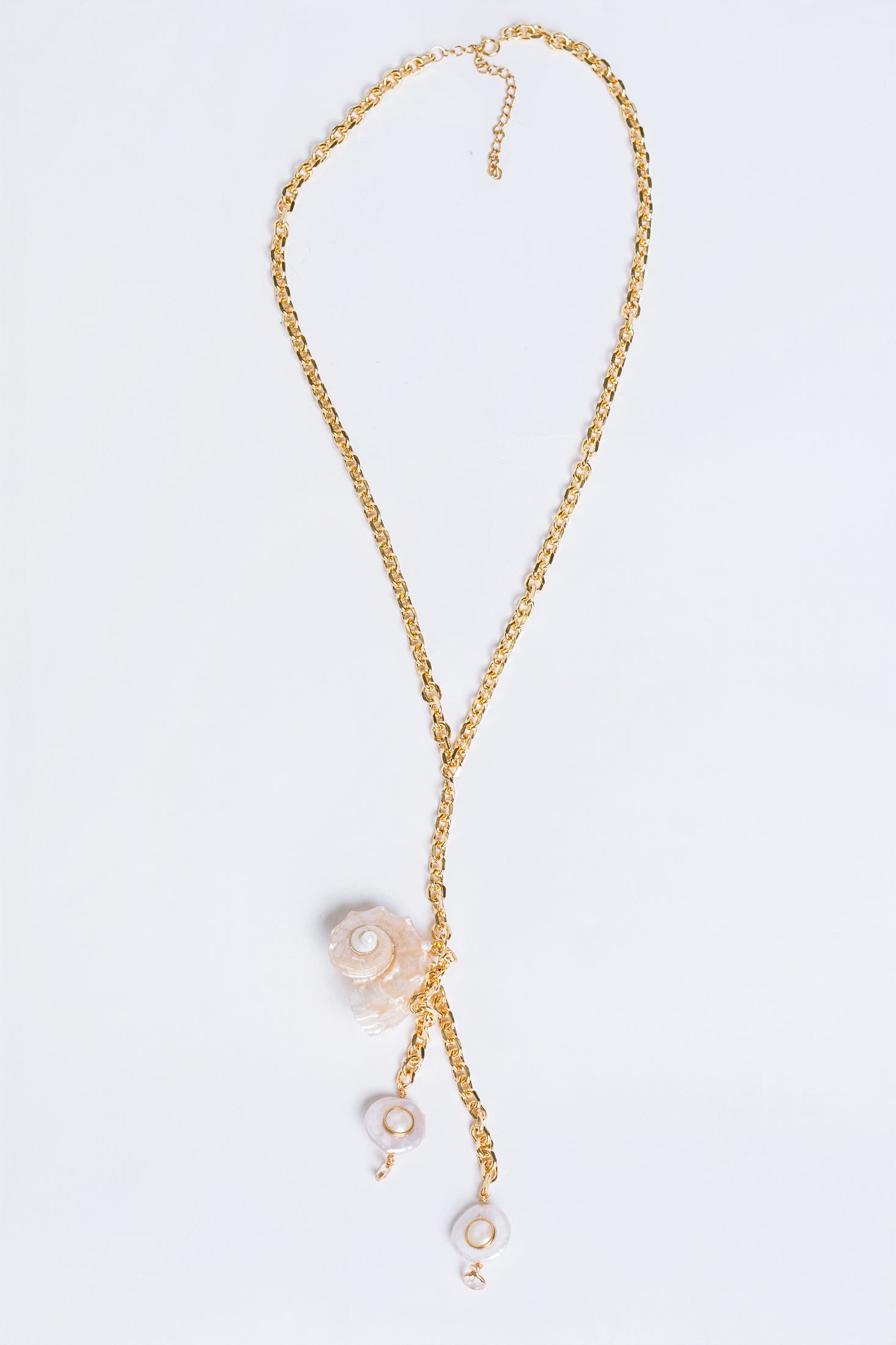 Sherwood Bridge Diamonds Nautilus Gold Filled Chain Necklace