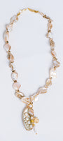 Sherwood Bridge Diamonds Chunky Abalone Necklace