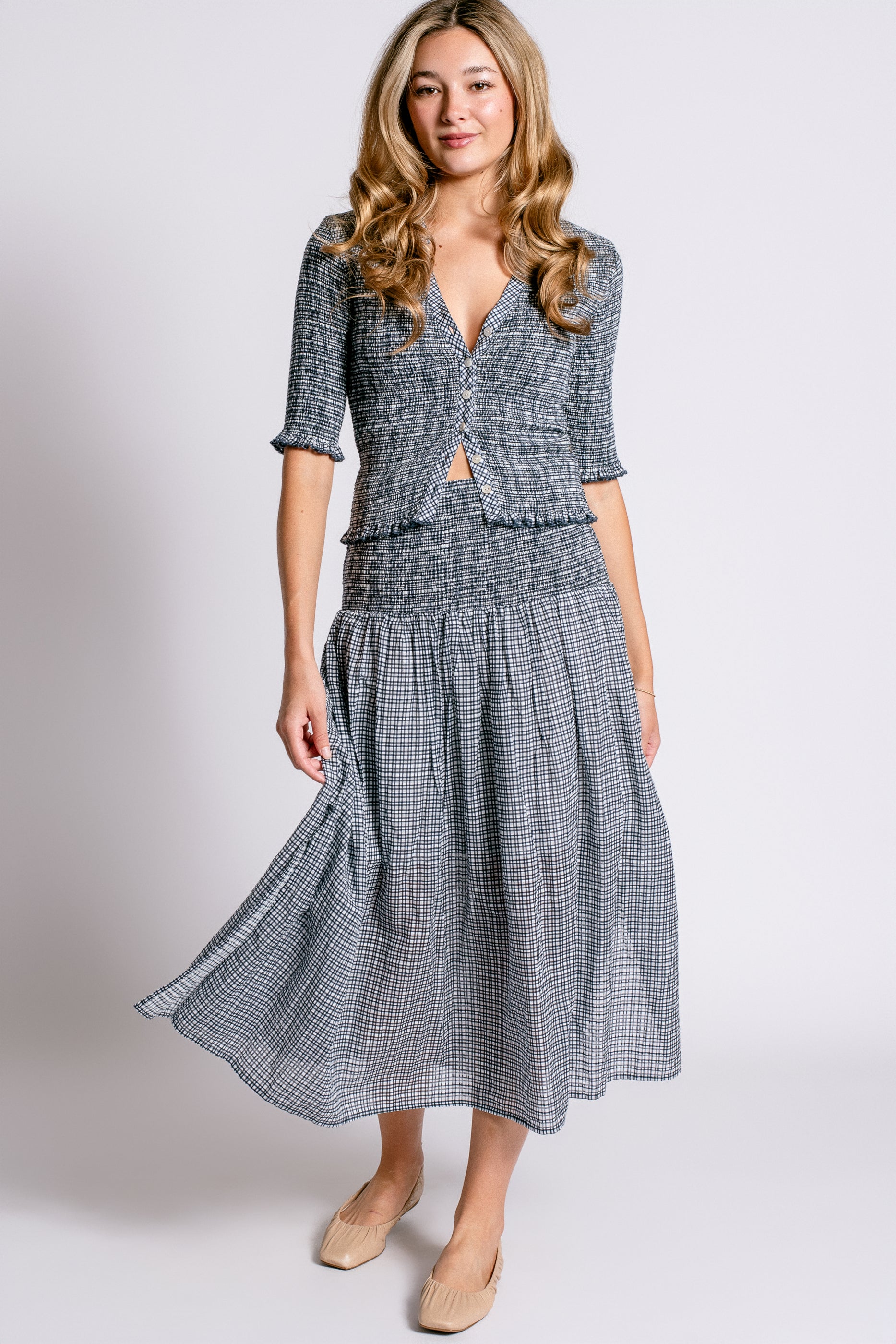Nation LTD Summer Smocked Skirt