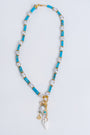 Sherwood Bridge Diamonds Blue Column Necklace