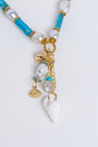 Sherwood Bridge Diamonds Blue Column Necklace