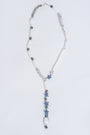 Sherwood Bridge Diamonds Rhodium Blue Starfish Necklace