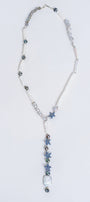 Sherwood Bridge Diamonds Rhodium Blue Starfish Necklace