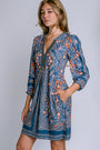 Hale Bob V Neck Beaded Dress
