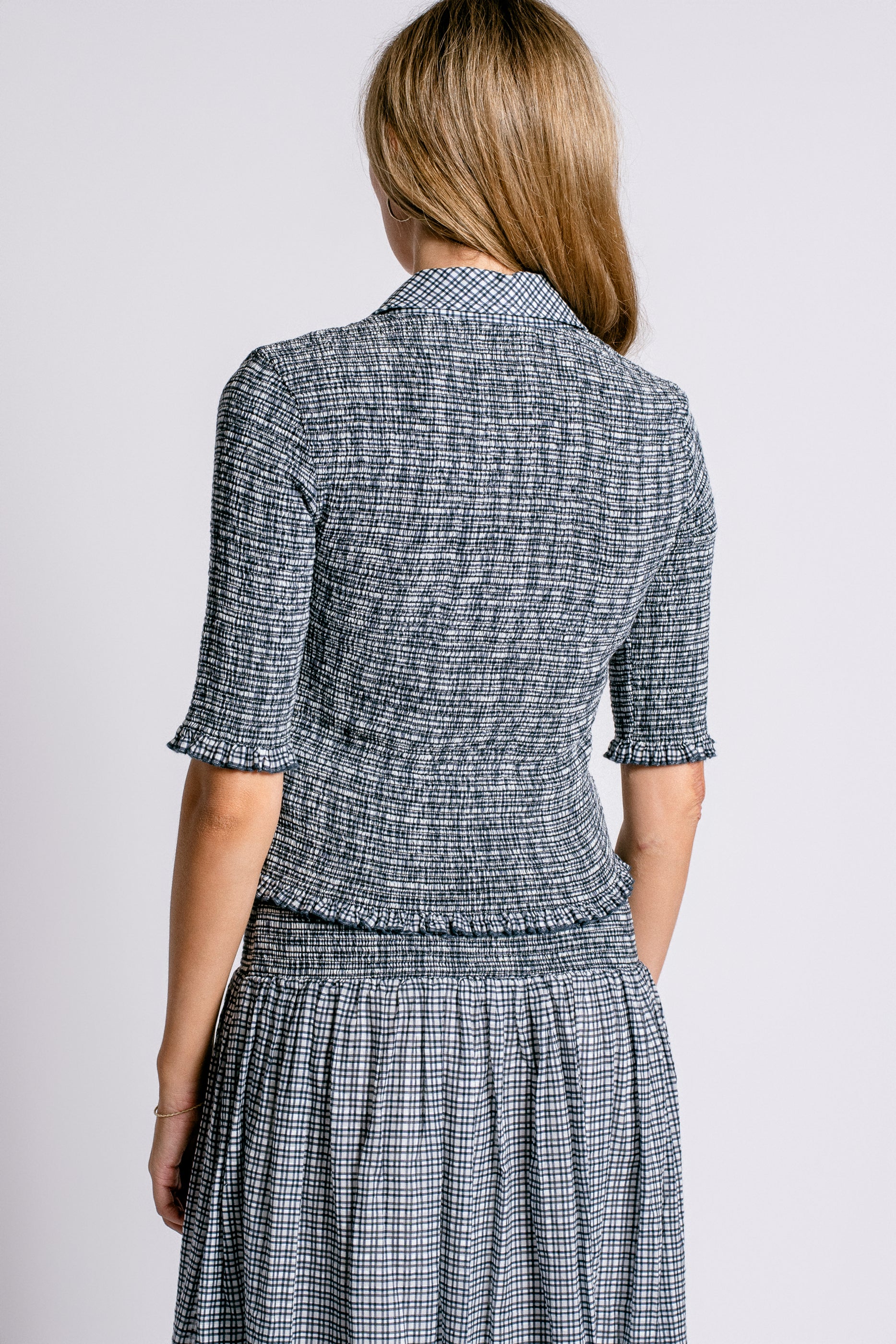 Nation LTD Peggy Smocked Top