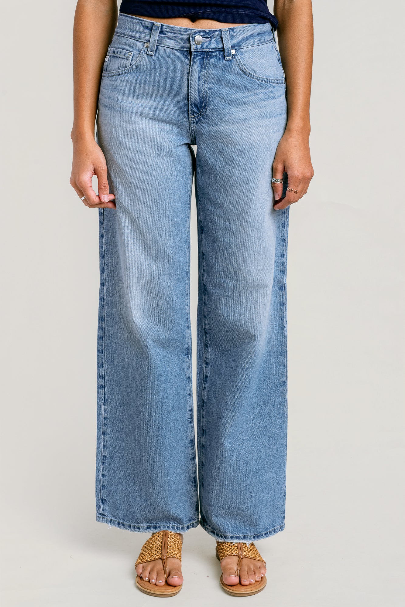 AG Jeans Adria Low Rise Wide Leg