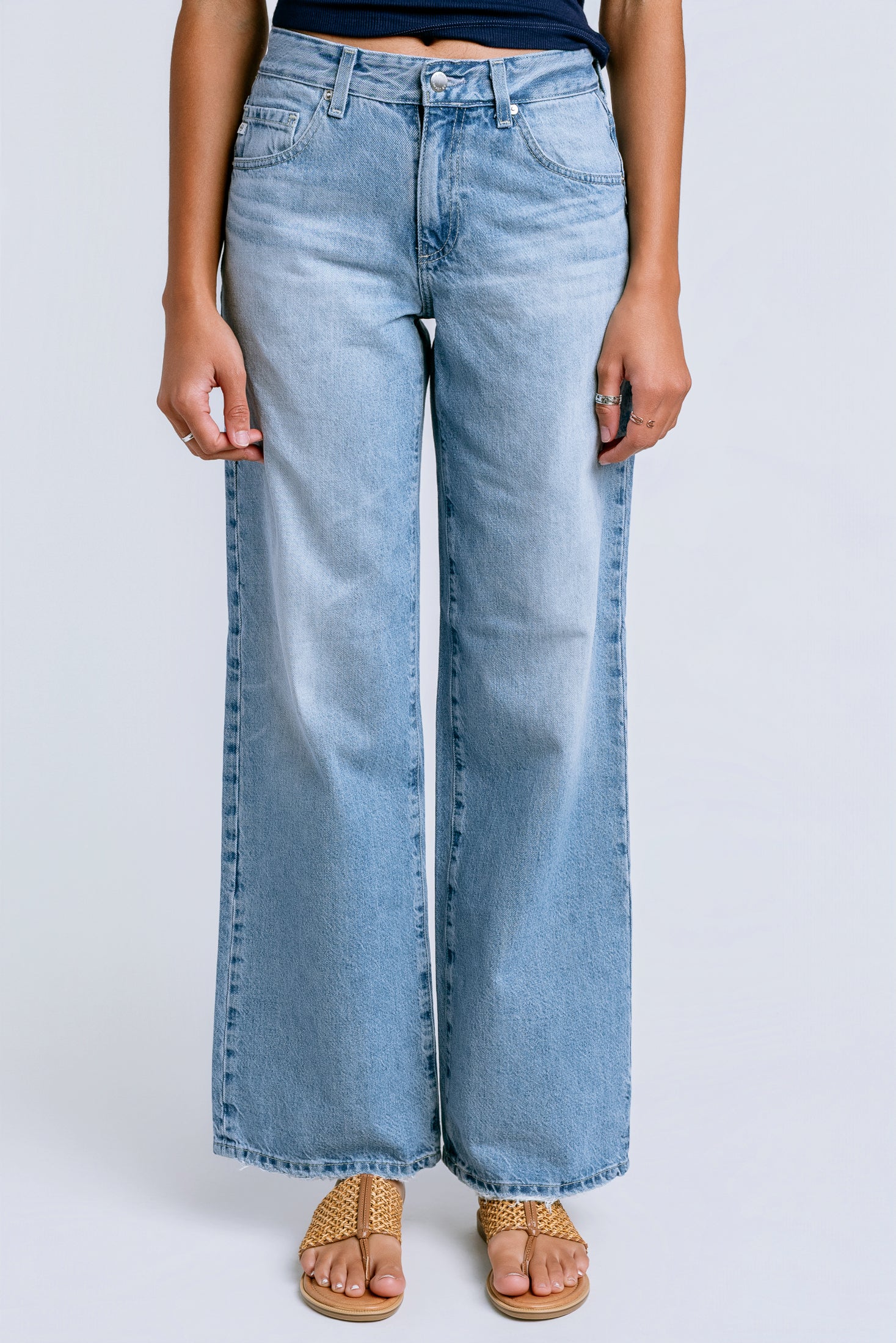 AG Jeans Adria Low Rise Wide Leg