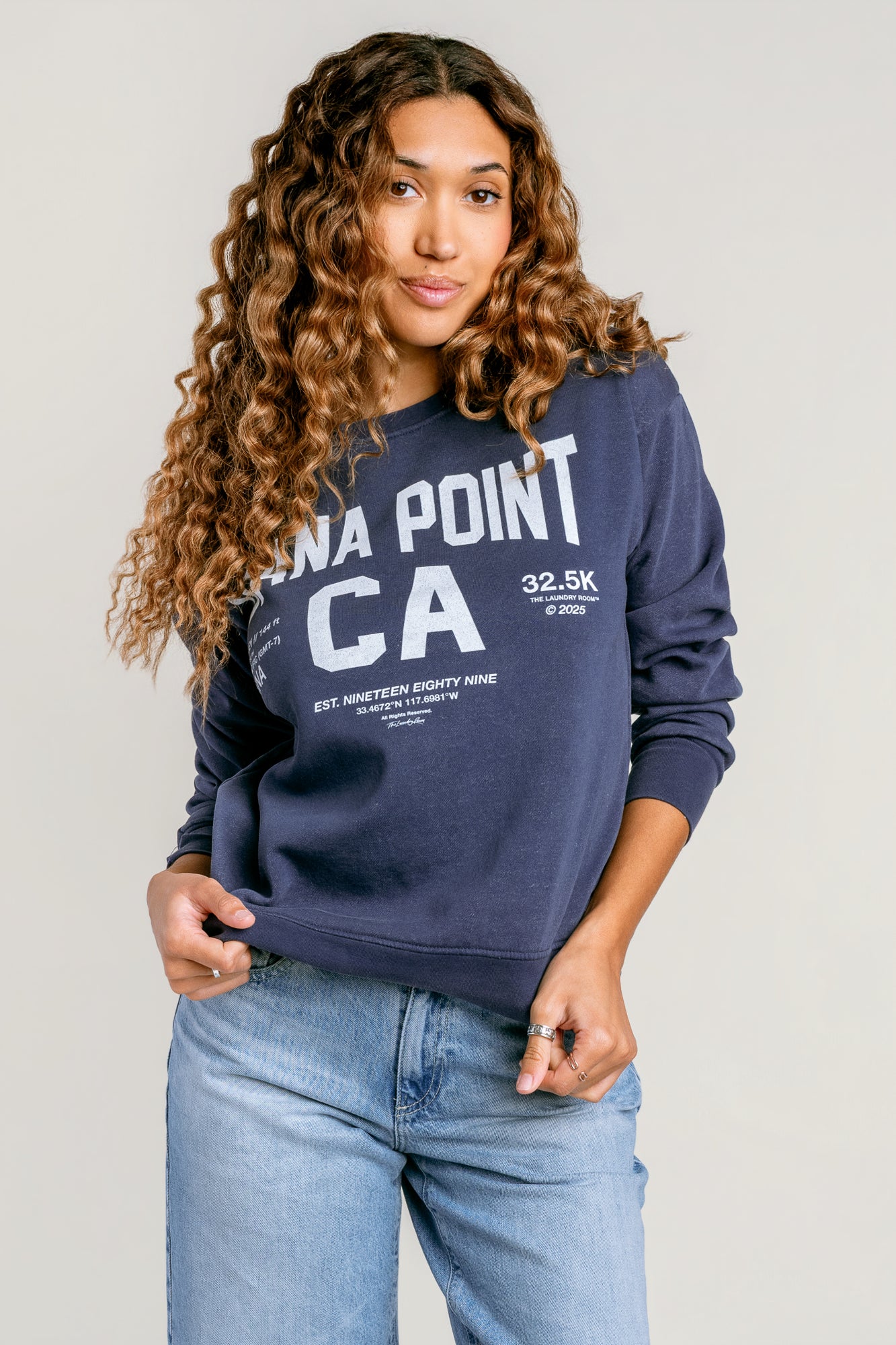 The Laundry Room Dana Point Classic Crewneck