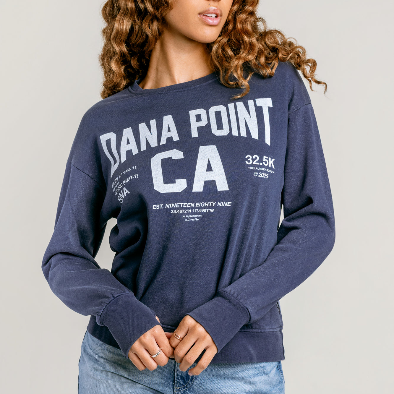 The Laundry Room Dana Point Classic Crewneck