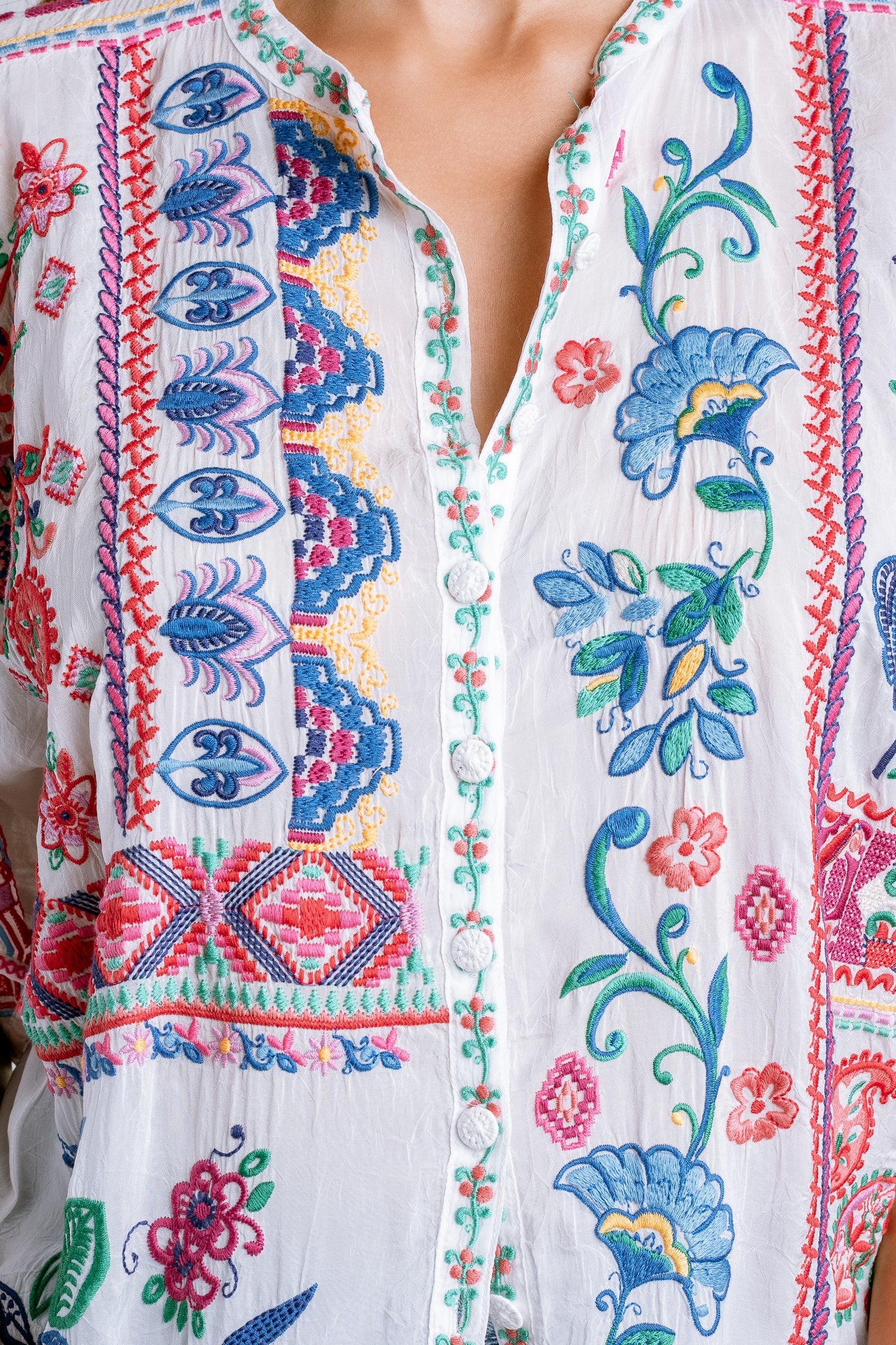 Johnny Was Armeria Brony Blouse