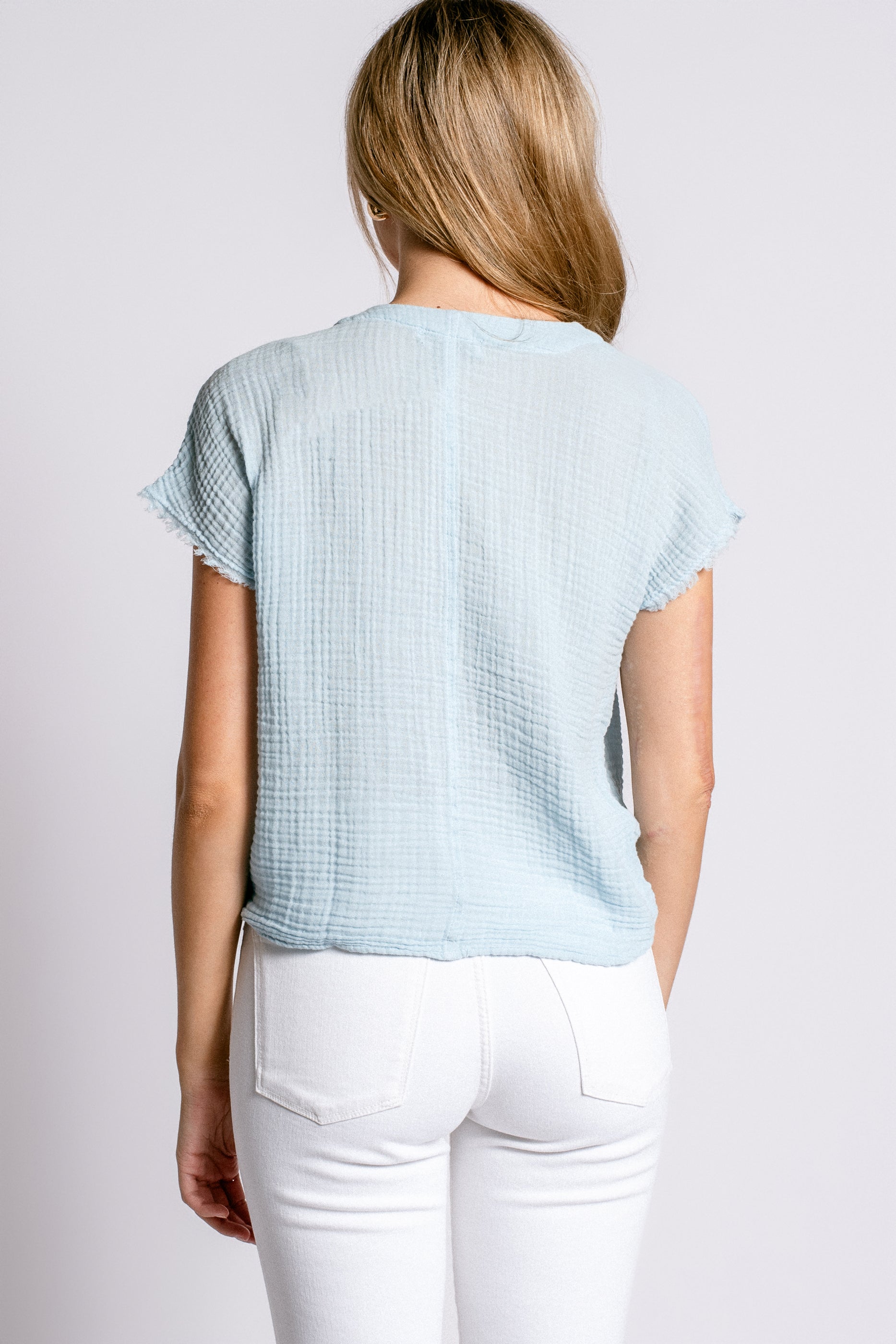 Michael Stars Evie Faux Wrap Top