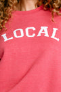 Sunny Somewhere Local Raglan Crew
