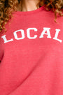 Sunny Somewhere Local Raglan Crew