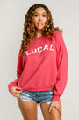 Sunny Somewhere Local Raglan Crew