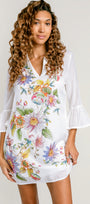 Johnny Was Orlaya Ruffle Sleeve Dress