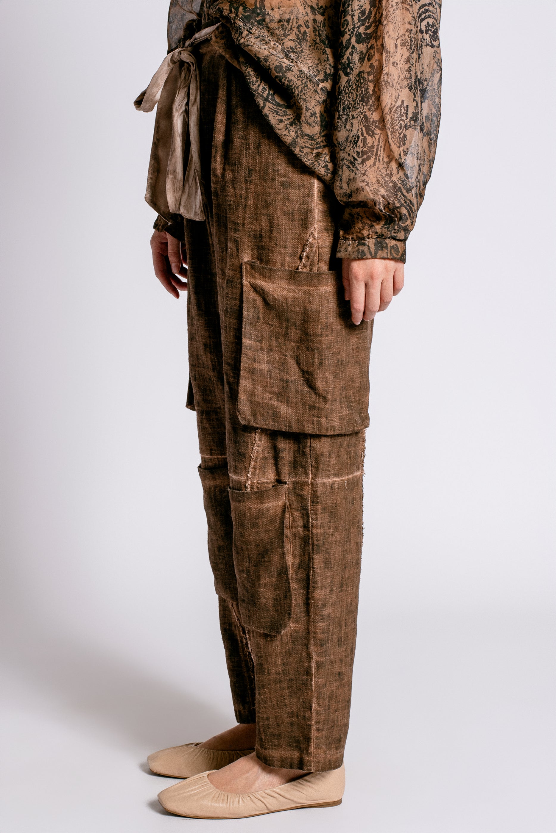 Sanctamuerte Pantalone Cargo Loose Fit