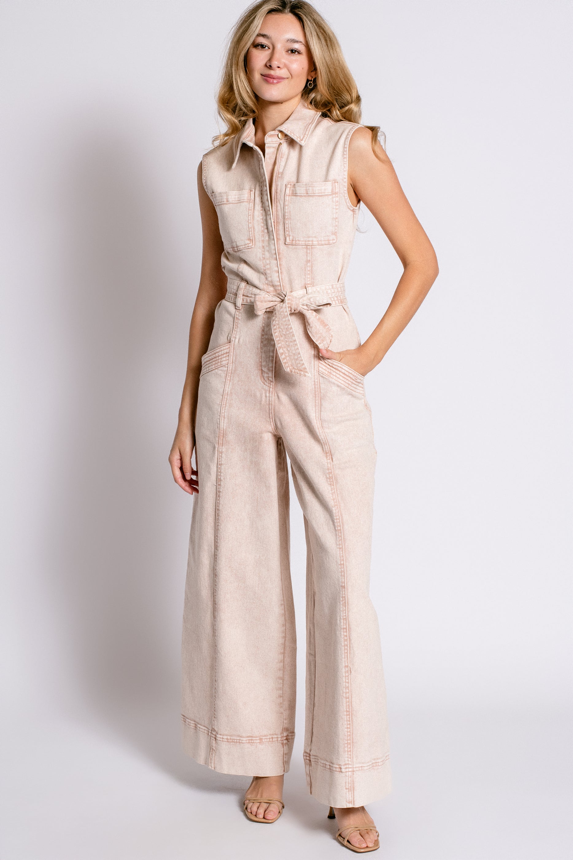 MINKPINK Dahlia Denim Jumpsuit