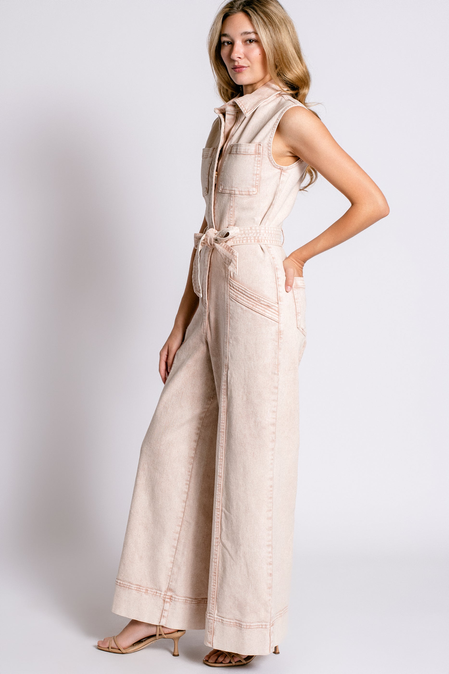 MINKPINK Dahlia Denim Jumpsuit