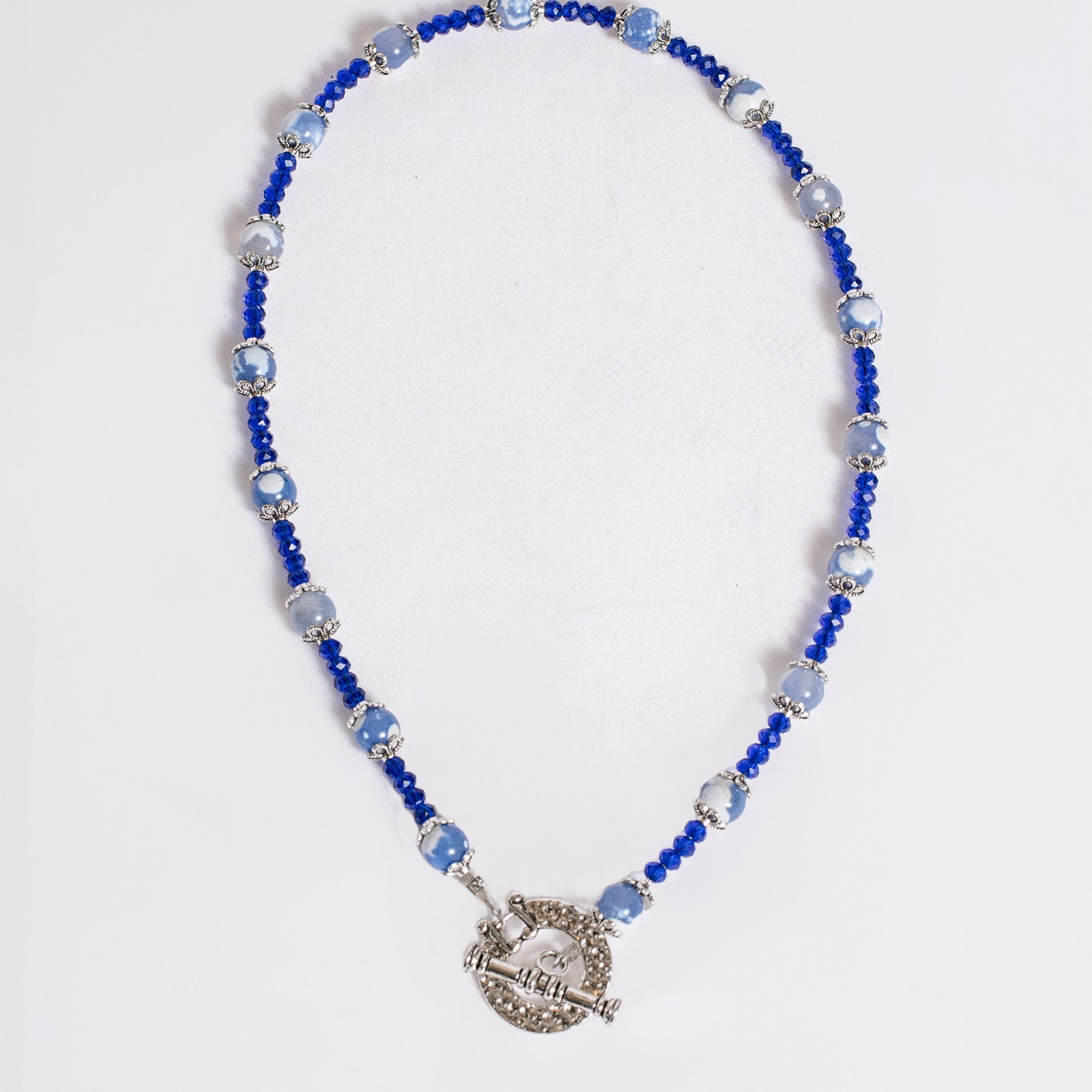 Sherwood Bridge Diamonds Sodalite Toggle Necklace