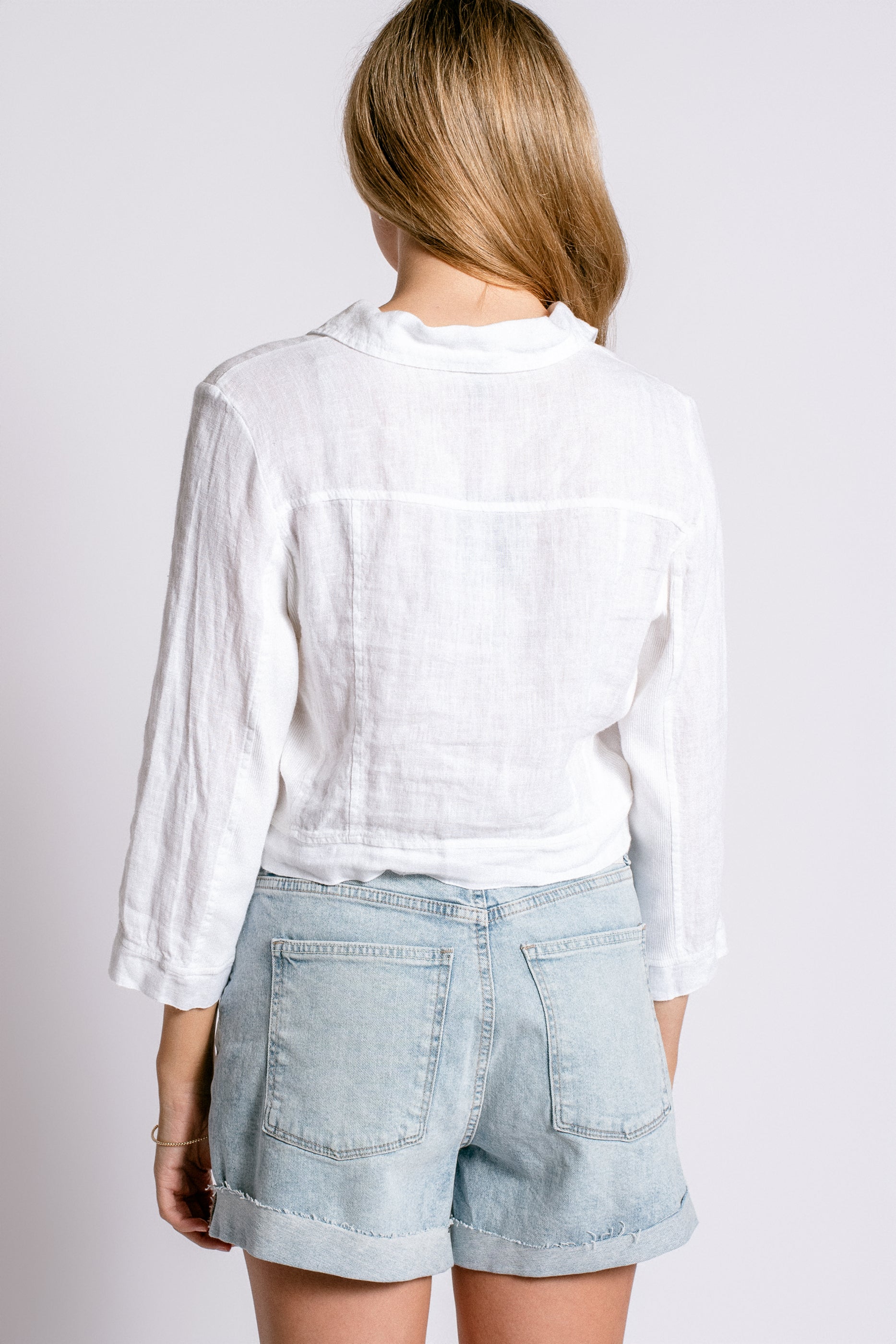 Inizio Jean Linen Jacket