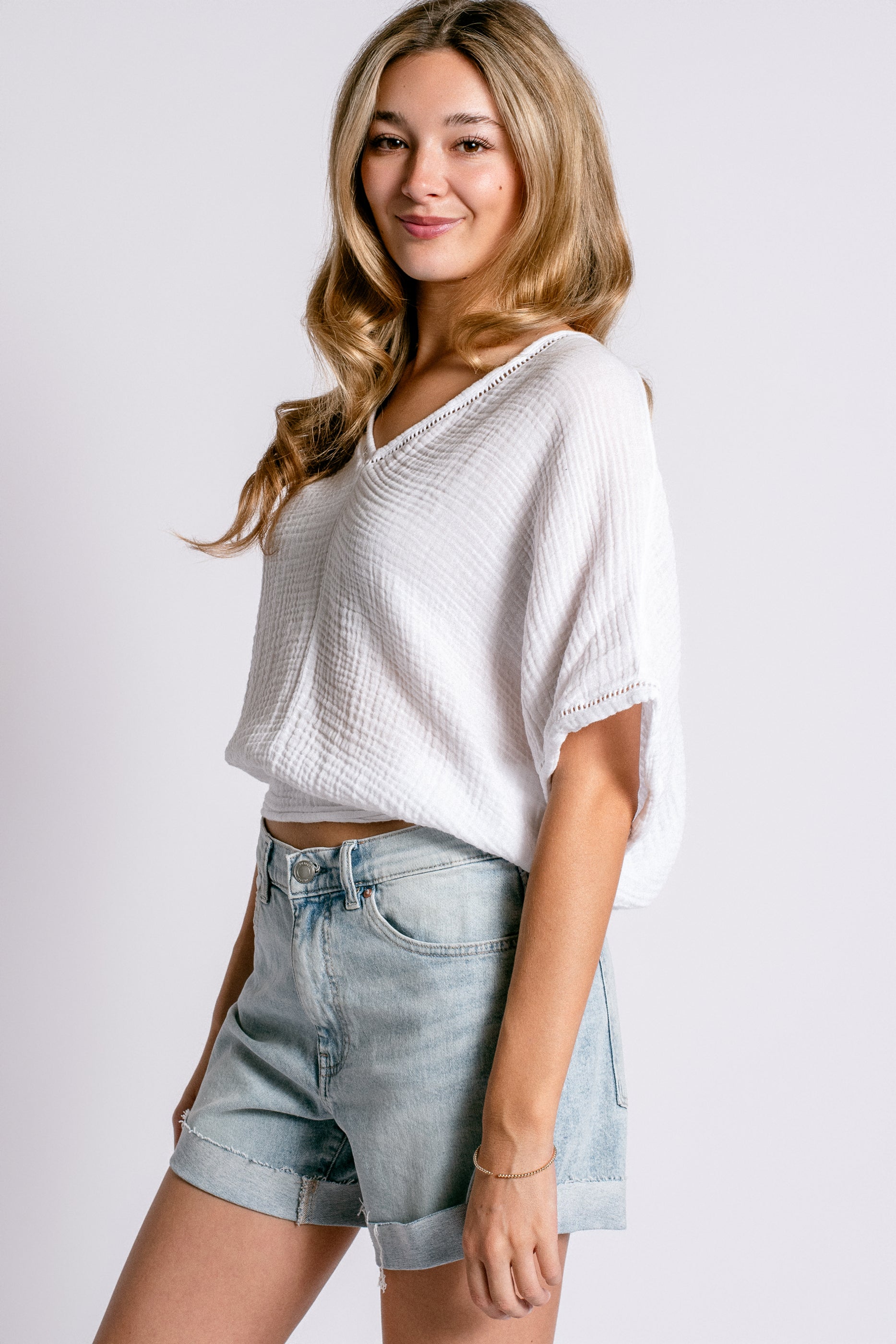 Michael Stars Imani Dolman Sleeve Top