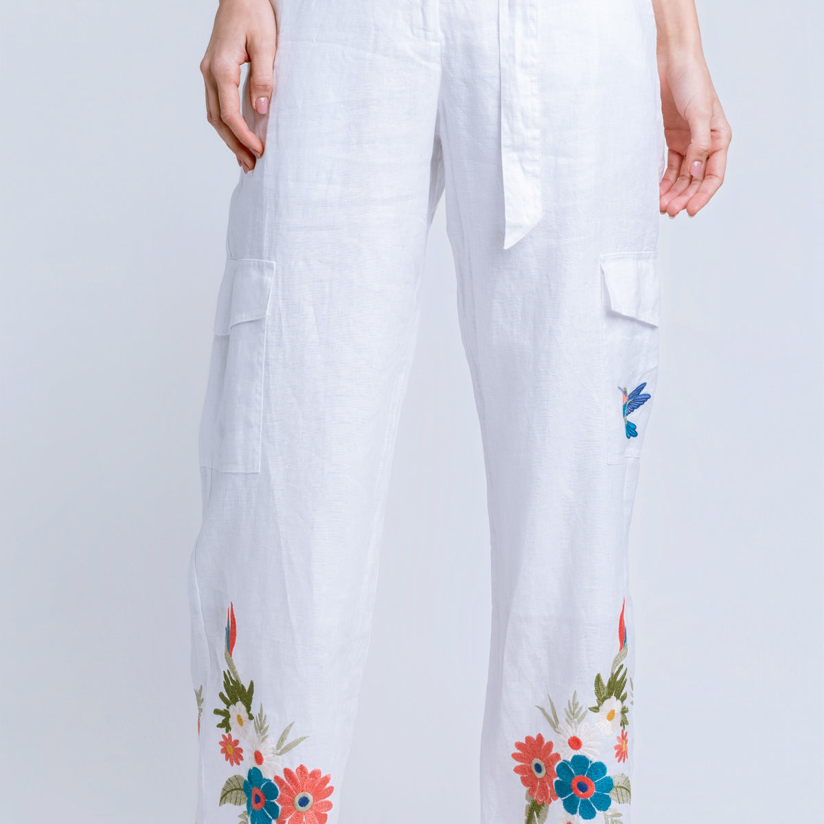 Johnny Was Francis Relaxed Linen Pant