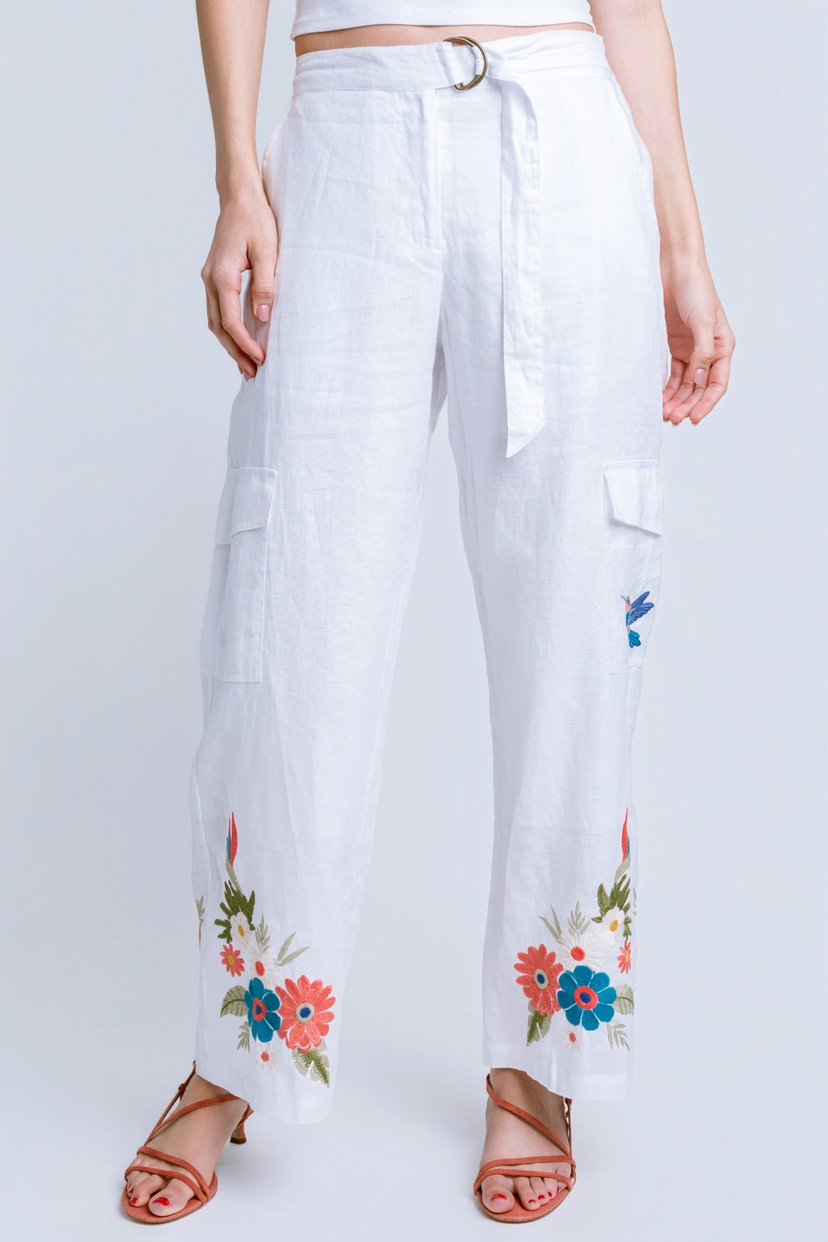 Johnny Was Francis Relaxed Linen Pant