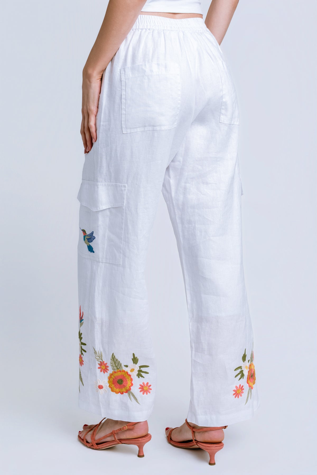 Johnny Was Francis Relaxed Linen Pant
