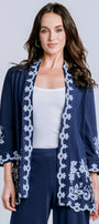 Johnny Was Addeline Jersey Kimono Coat