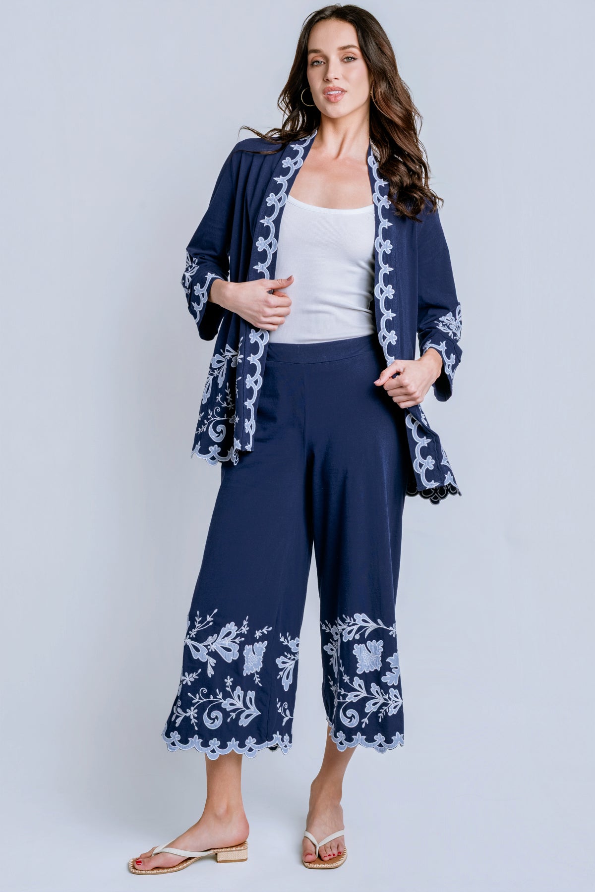 Johnny Was Addeline Knit Culotte Pant