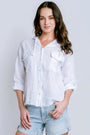 Milio Milano Fringe Hem Linen Jacket