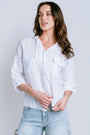 Milio Milano Fringe Hem Linen Jacket