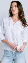 Milio Milano Fringe Hem Linen Jacket