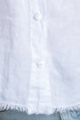 Milio Milano Fringe Hem Linen Jacket