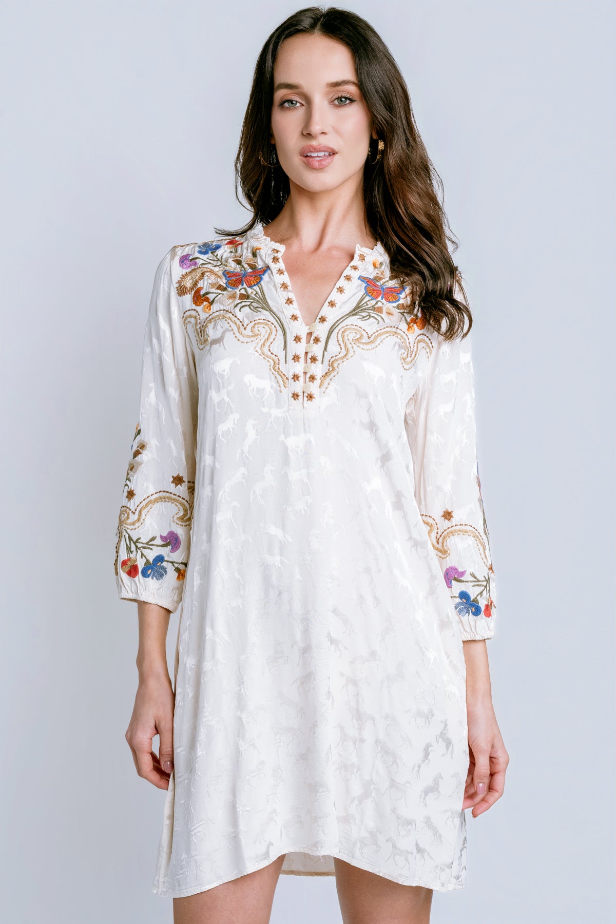 Johnny Was Durago Shift Field Dress