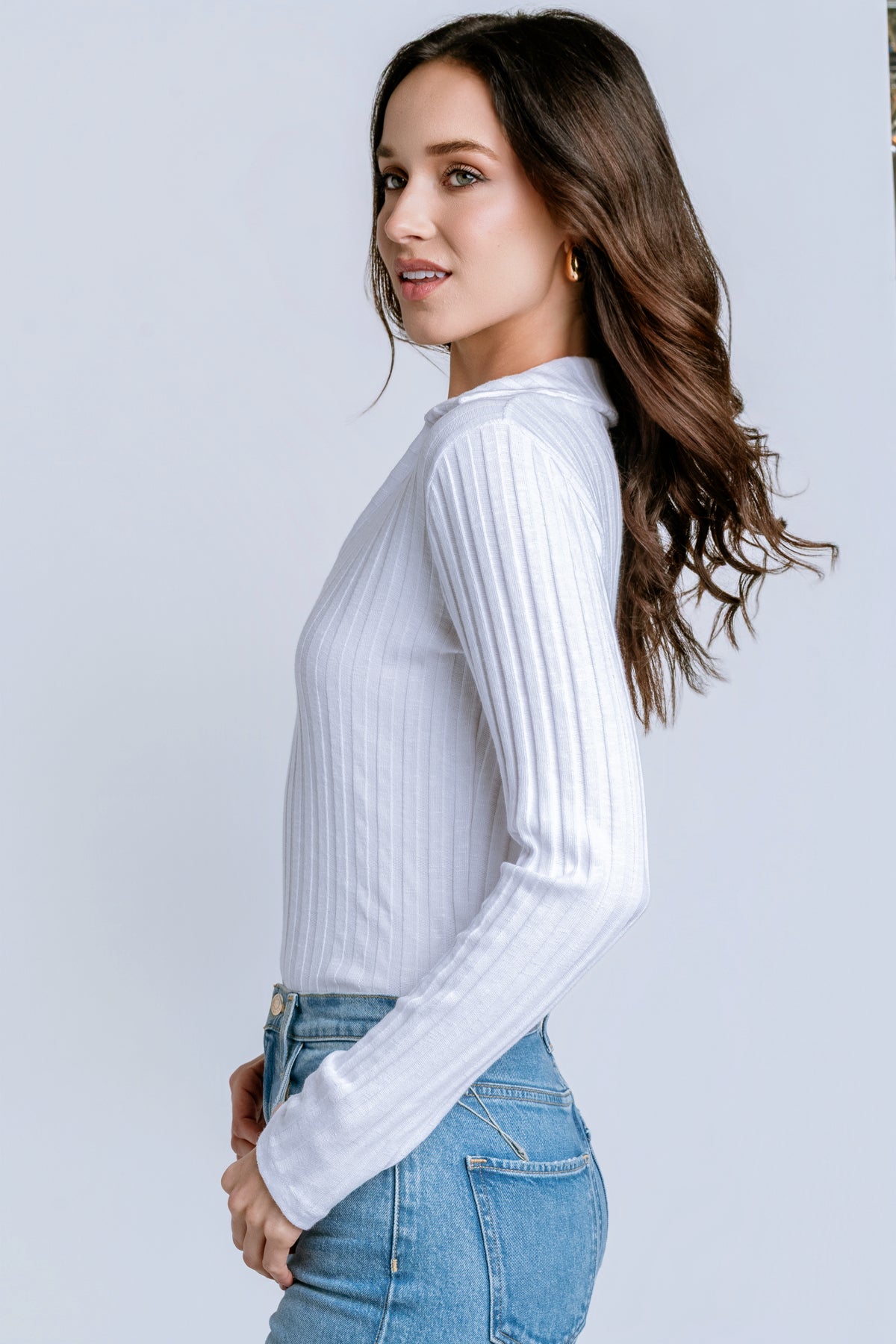 Michael Stars Liyah Collared Top